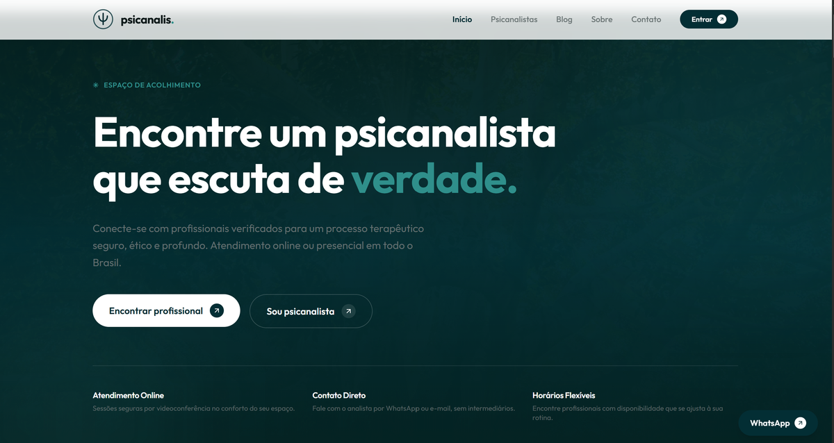 Site profissional de alta performance em Belo Horizonte
