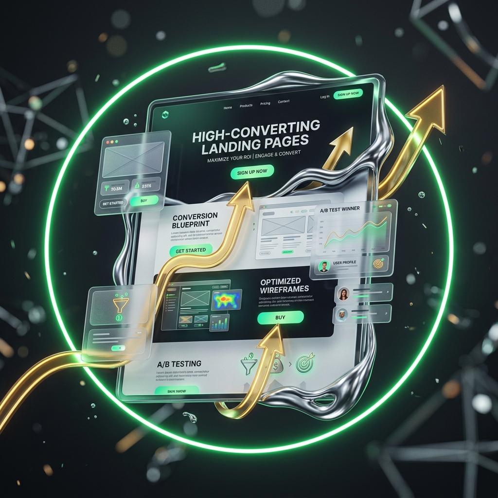 Exemplo de site profissional para Conversão & Performance criado pela Elvate