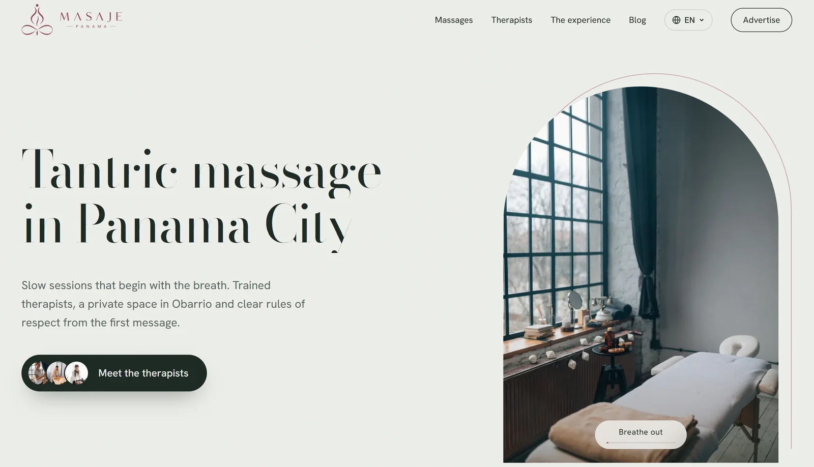 Site da Masaje Panamá
