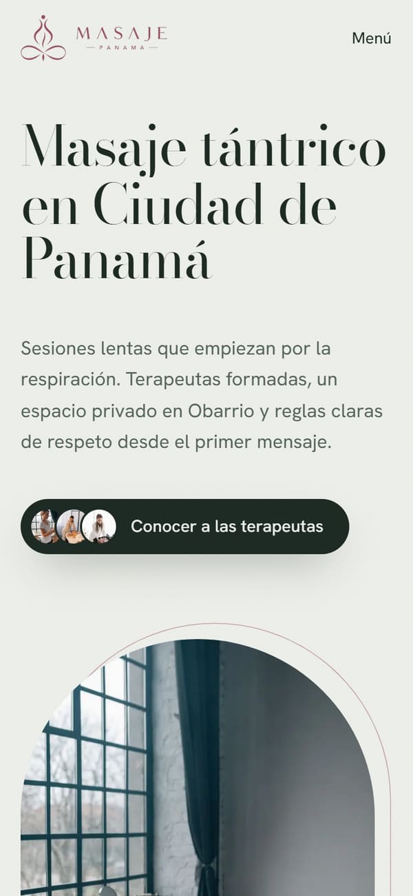 Site para Bem-estar — versão mobile
