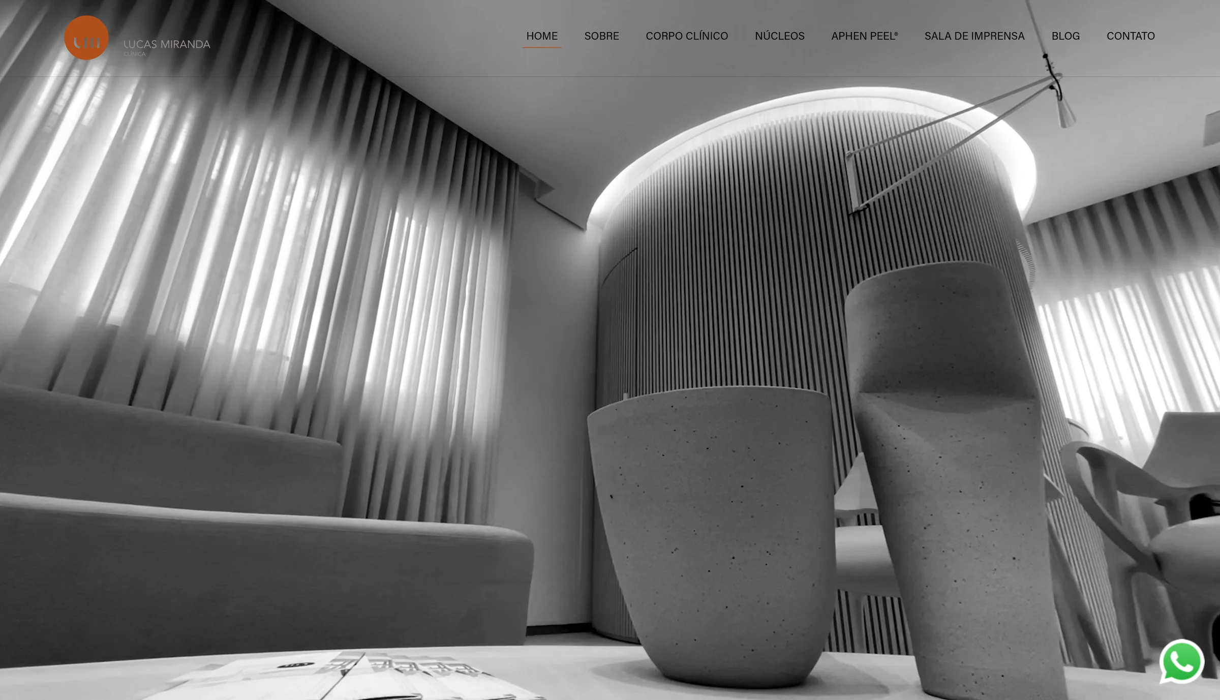 Site da Clínica Lucas Miranda